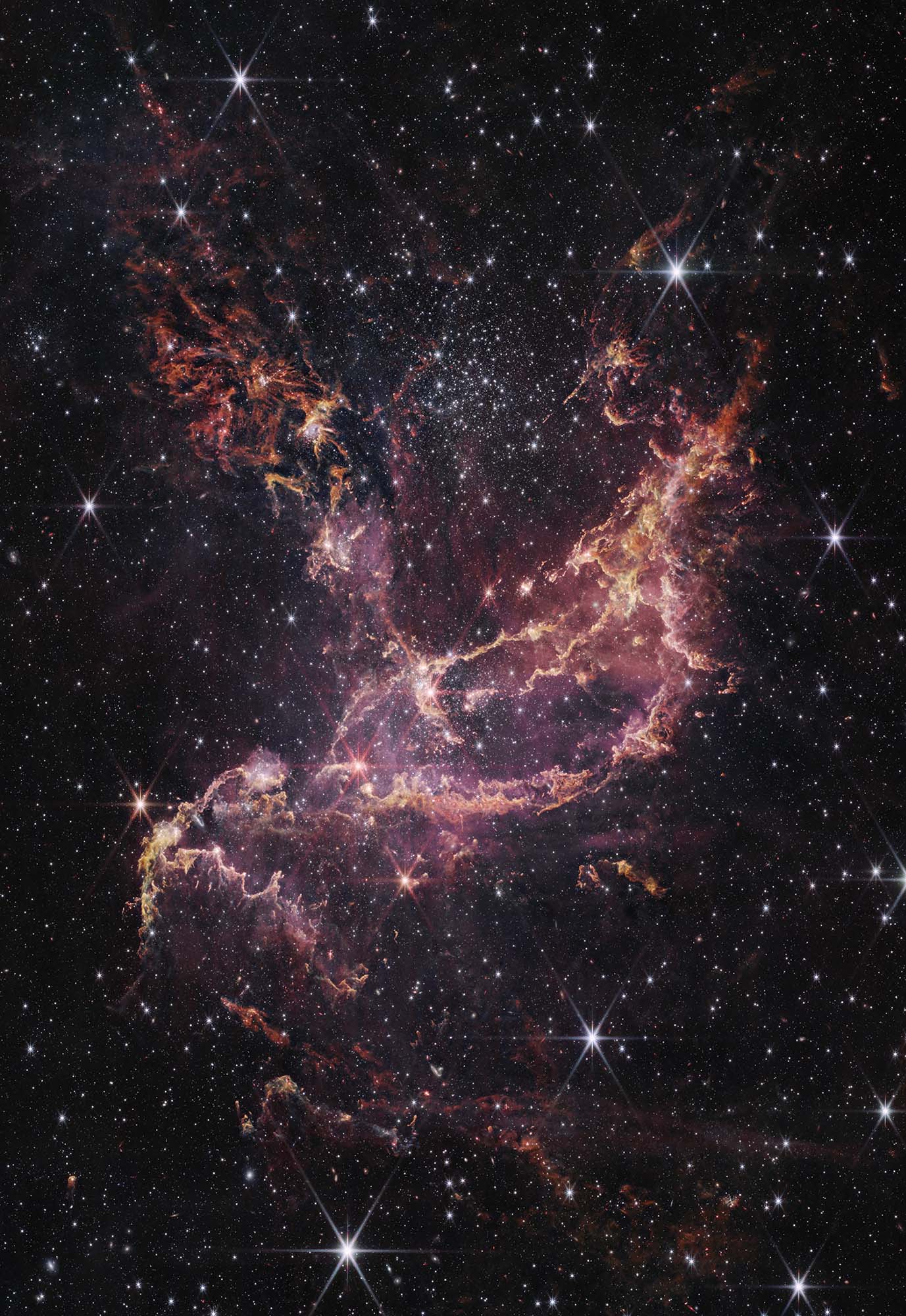 Petit nuage de Magellan vu par NirCam du JWST