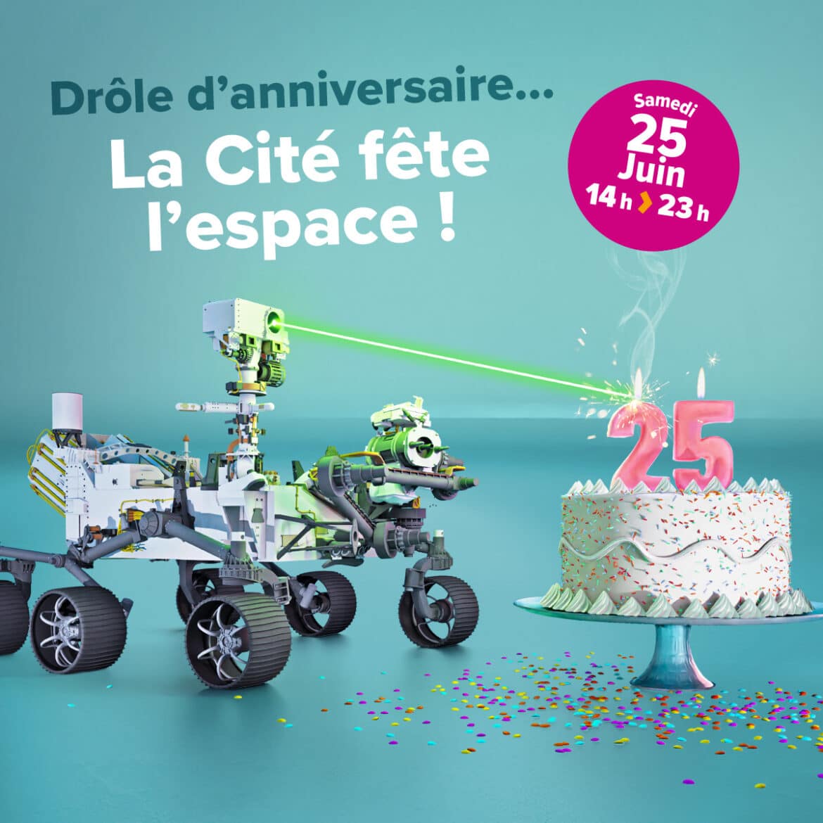Le 25 juin 2022, la Cité de l&rsquo;espace fête ses 25 ans