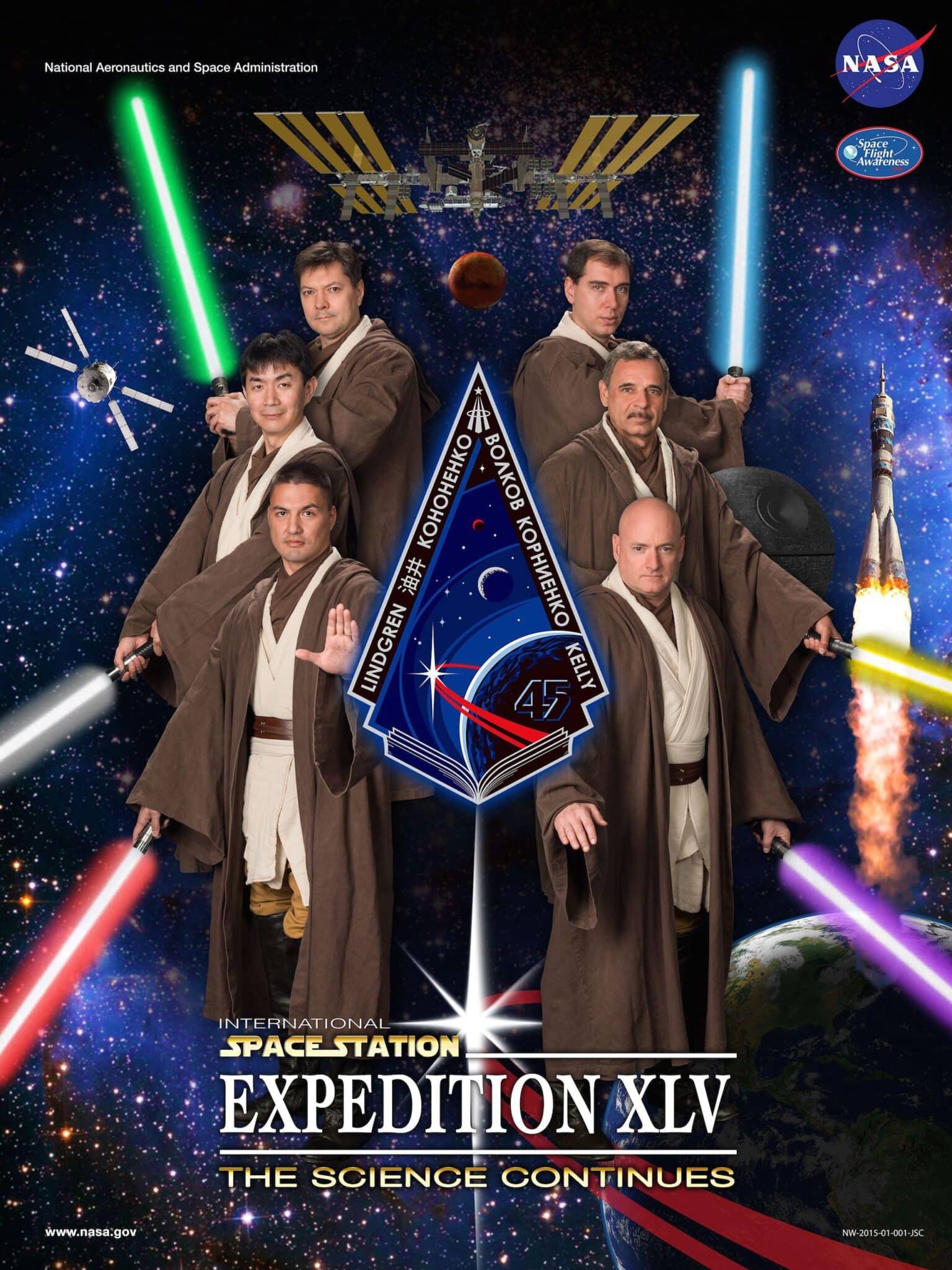 Star Wars à bord de l’ISS