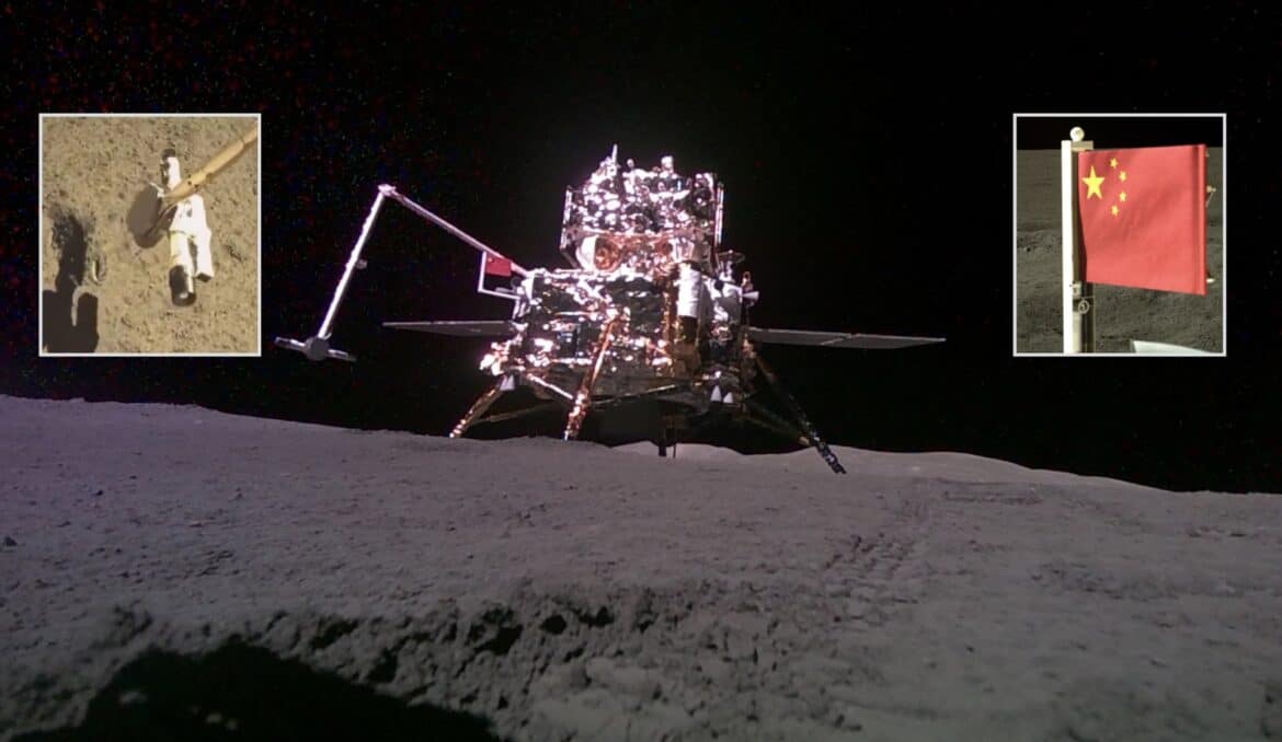 Chang’e 6 rapporte des échantillons de la face cachée de la Lune