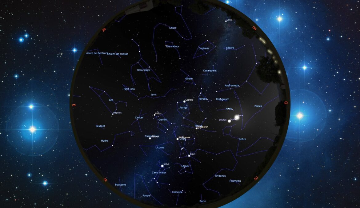Le ciel de février 2024
