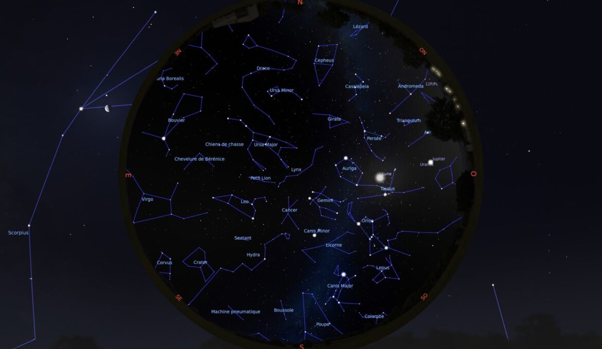 Le ciel de mars 2024