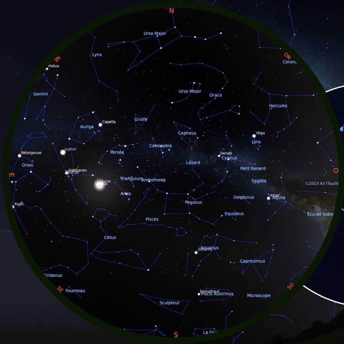 Le ciel de novembre 2024