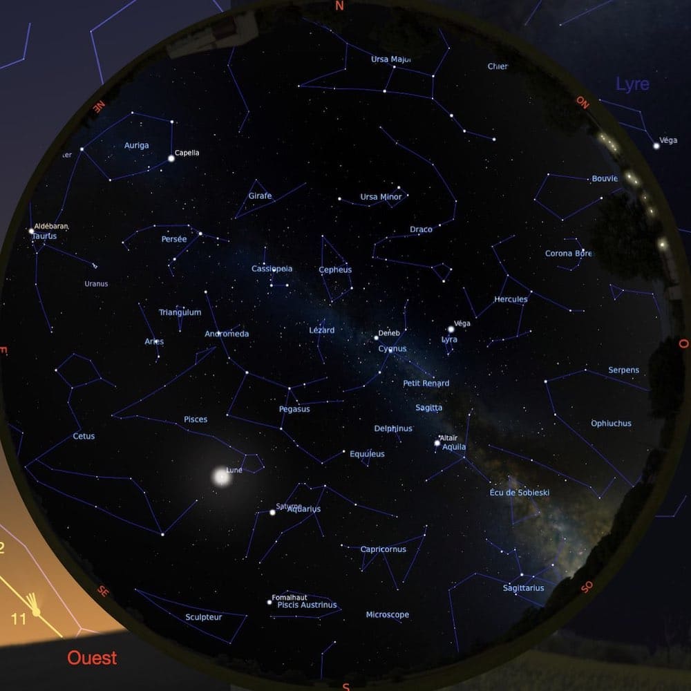 Le ciel d’octobre 2024