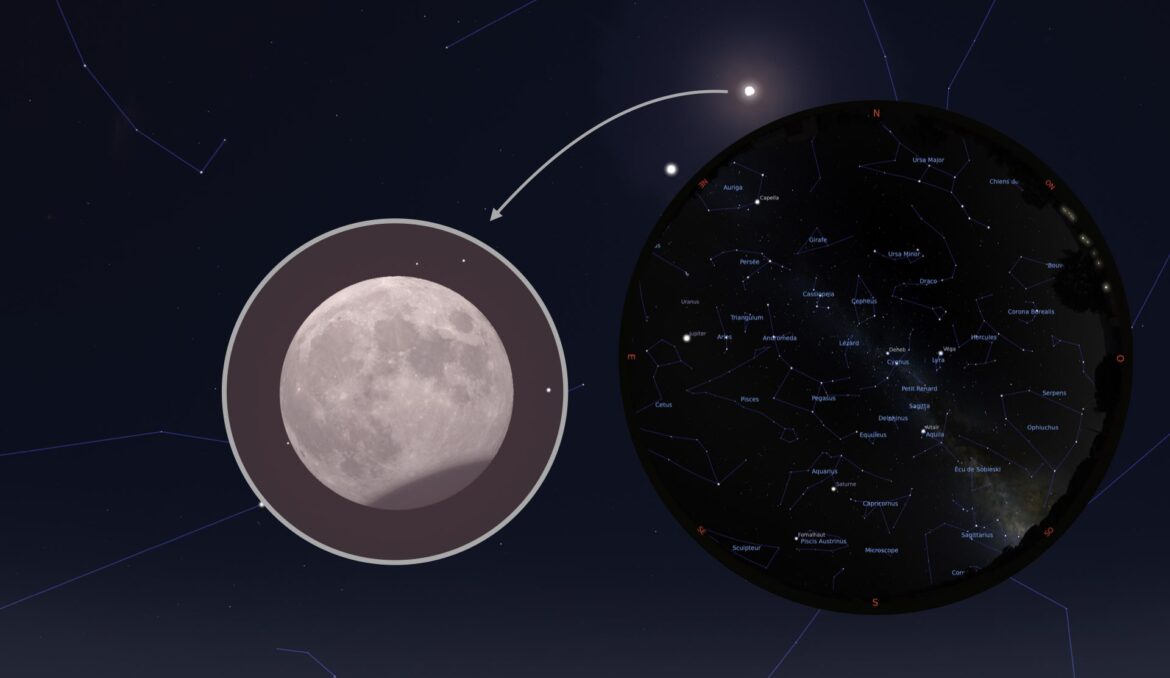 Le ciel d’octobre 2023