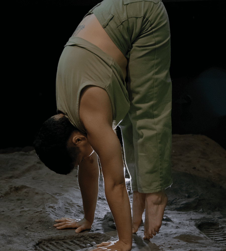 Aude sur la lune, Résidence 1+2 Factory, 2024. Crédit Arianna Sanesi