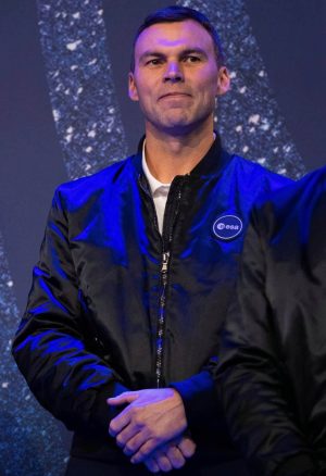 Marcus Wandt, astronaute suédois lors de la présentation à la presse en novembre 2022 par .