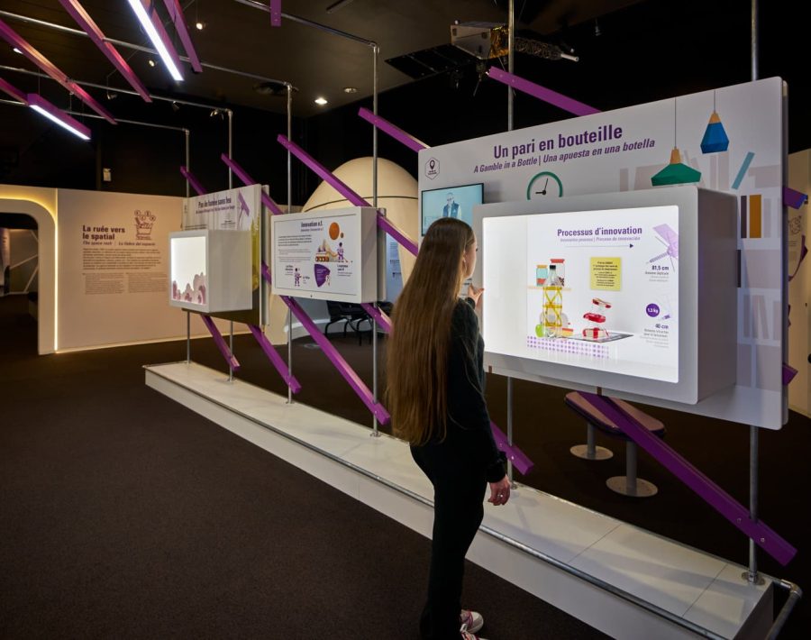 Zone d'exposition "Innovations spatiales"