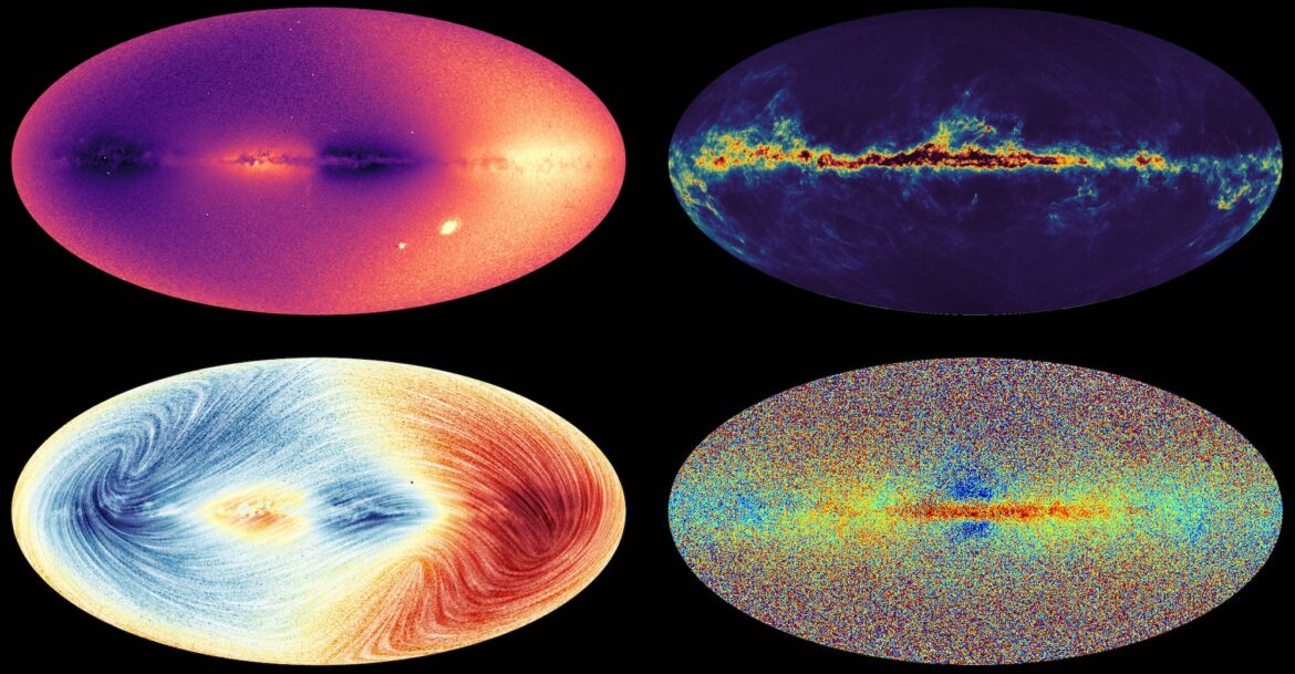 La carte du ciel selon Gaia