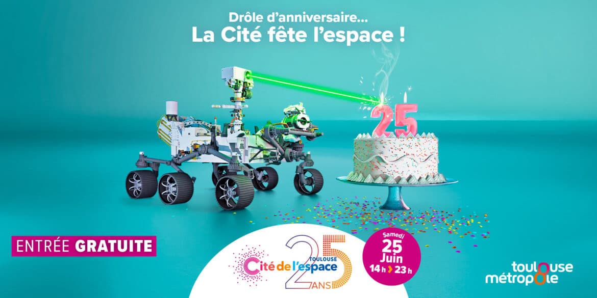 Visuel 25 ans Cité de l'espace