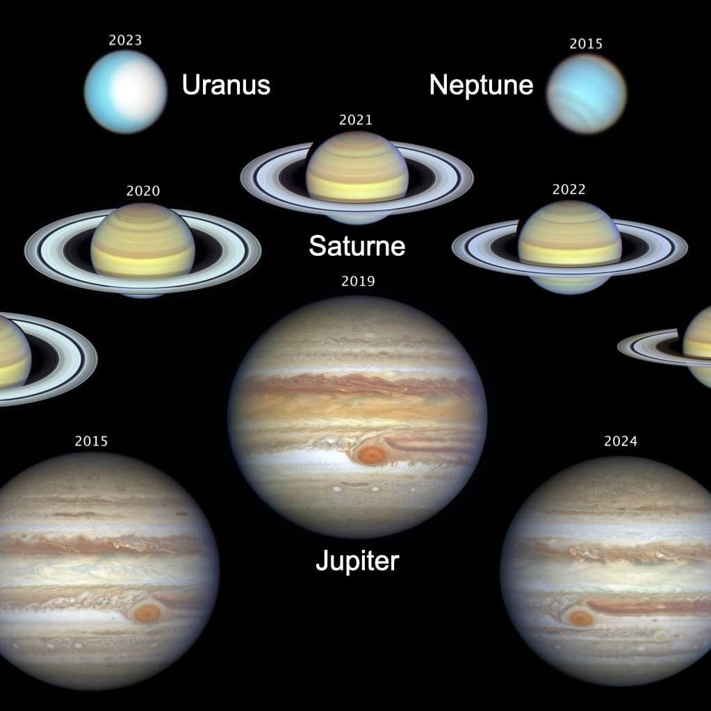 10 ans de planètes géantes avec Hubble