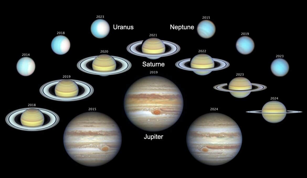 10 ans de planètes géantes avec Hubble