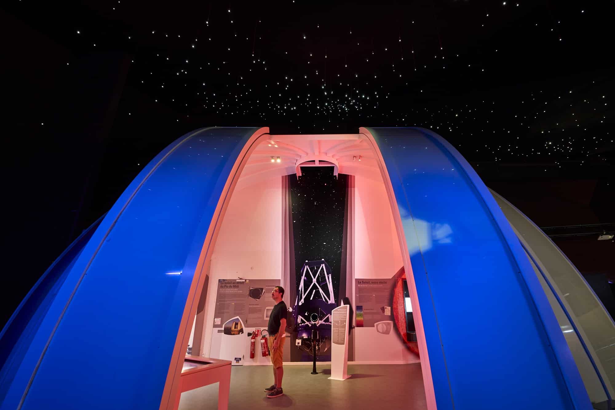 L'observatoire et son ciel étoilé