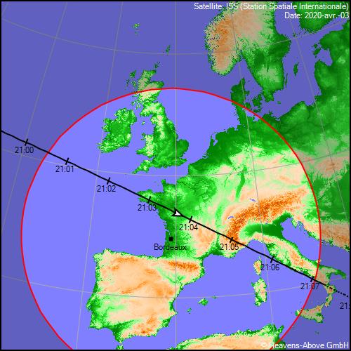 Regardez passer l’ISS ce 3 avril