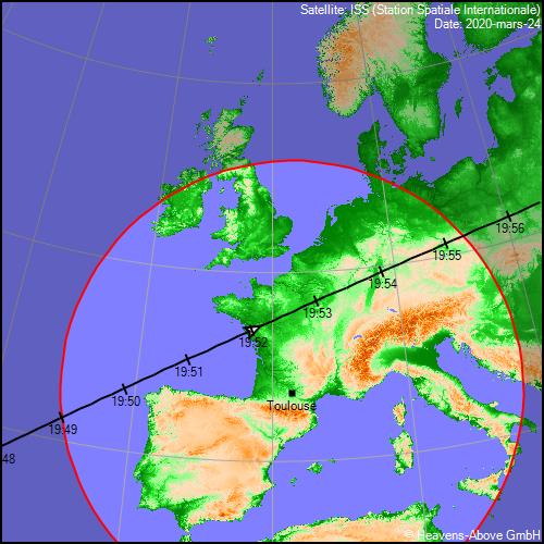Regardez passer l’ISS ce 24 mars