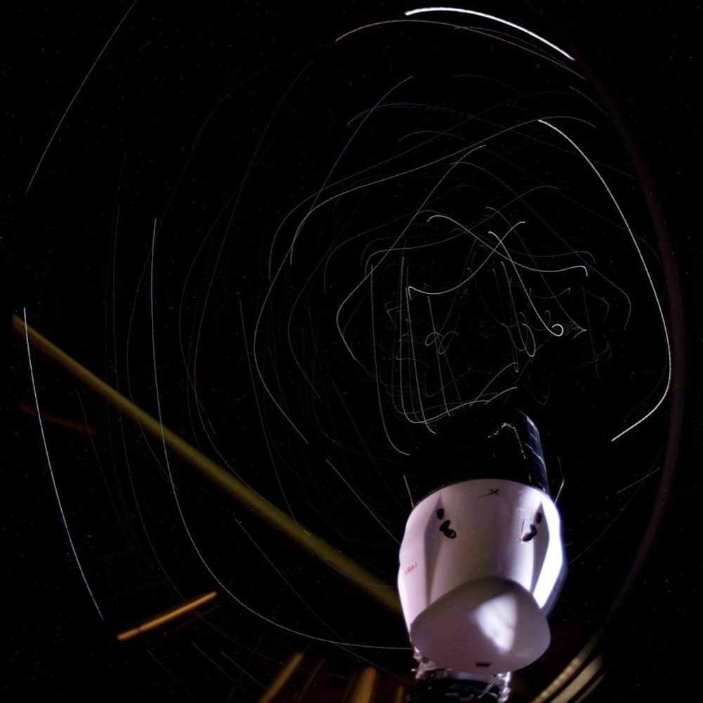 Du «light painting» avec les étoiles depuis l’ISS