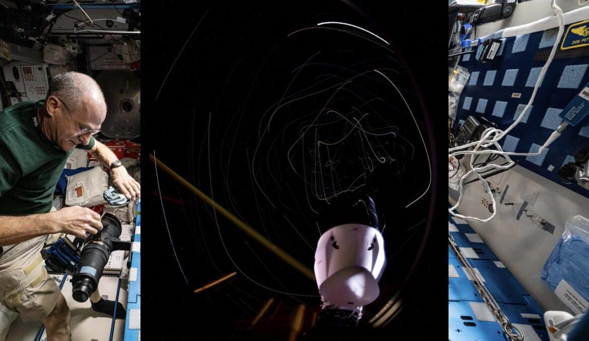 Du «light painting» avec les étoiles depuis l’ISS