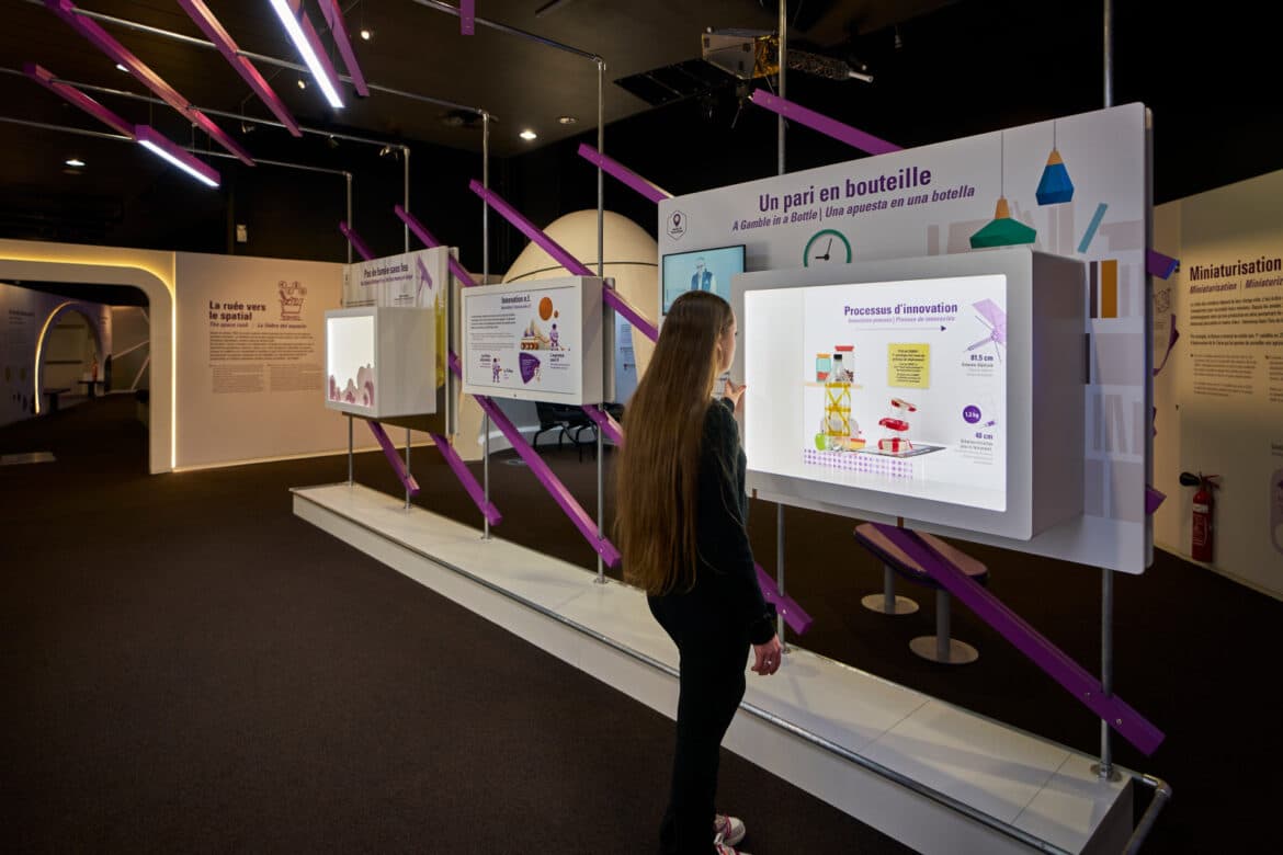 Inauguration de deux nouvelles thématiques d’exposition permanente : les innovations spatiales et les débris spatiaux