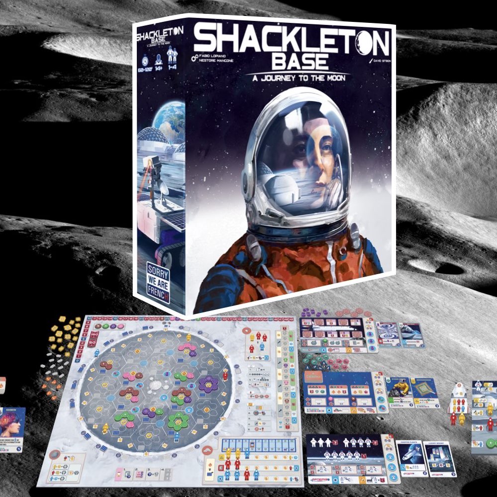 Shackleton Base : le retour sur la Lune en jeu de société