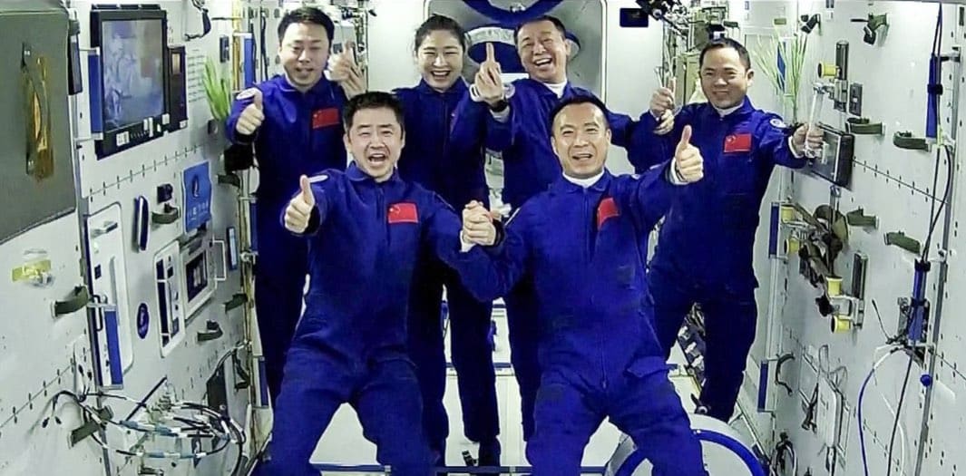 La station spatiale chinoise héberge 6 astronautes