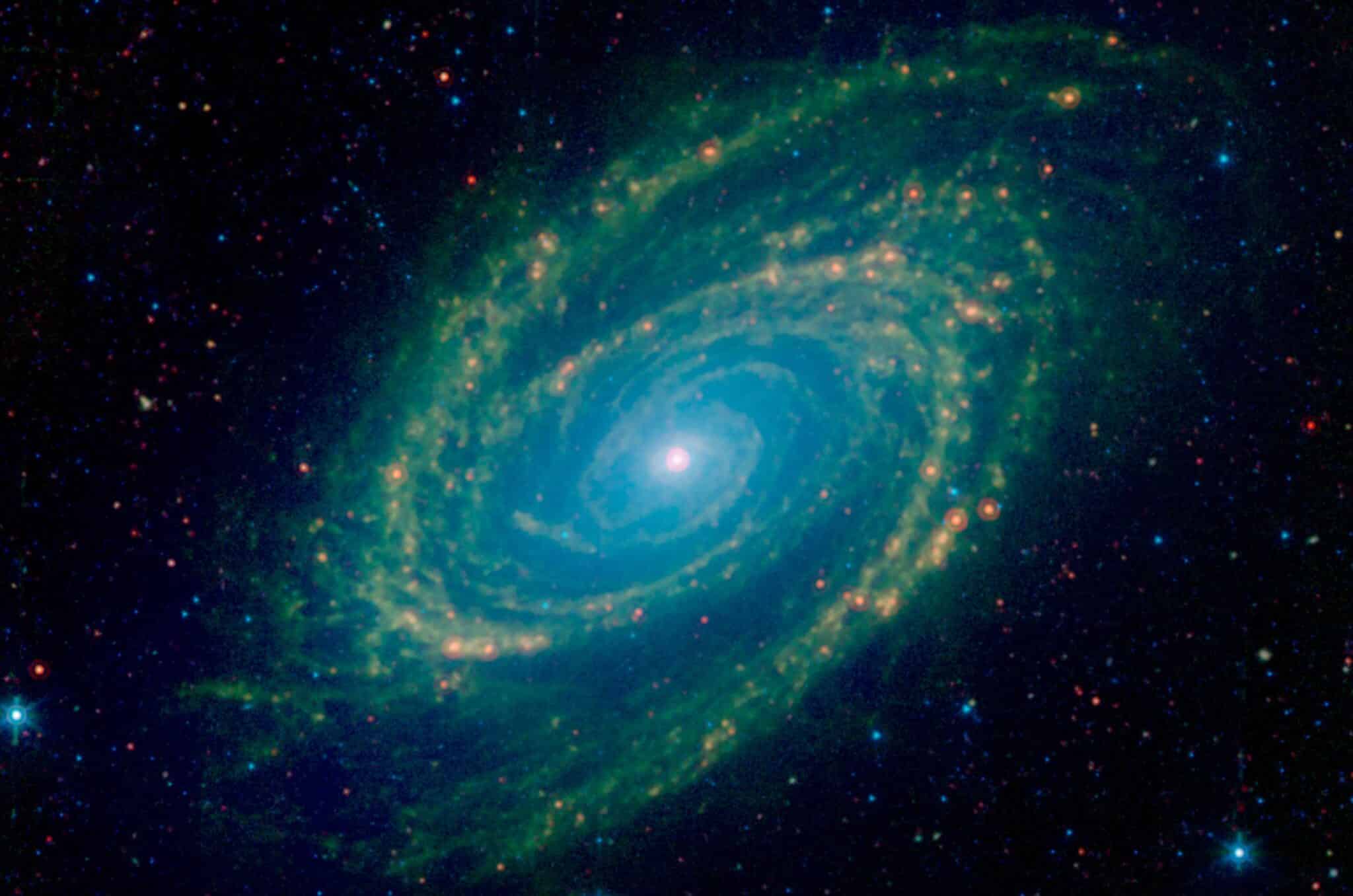 Messier 81, un exemple typique de galaxie spirale. Elle est à 12 millions d’années-lumière. Crédit : NASA/JPL-Caltech