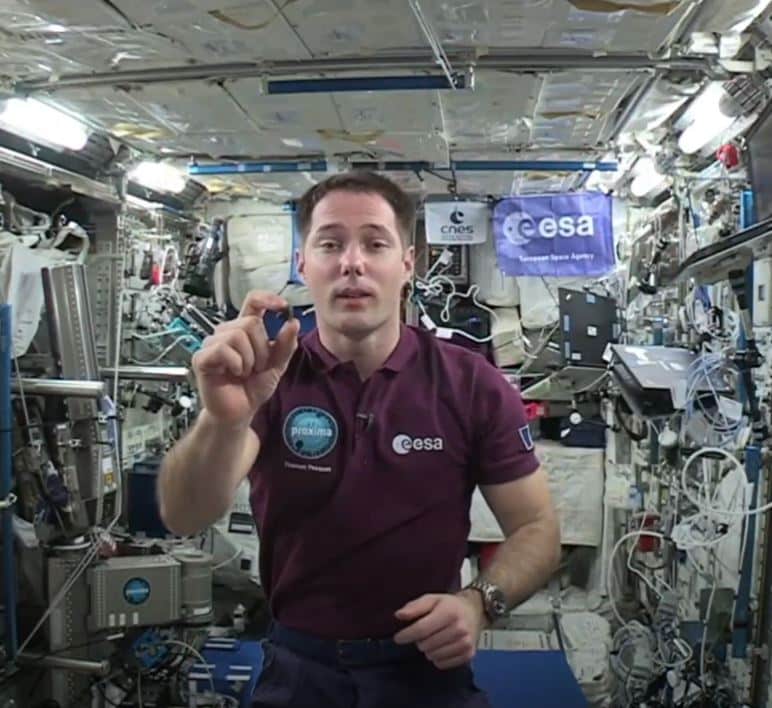 Une Pierre de Mars dans l&rsquo;ISS